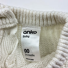 Load image into Gallery viewer, Girls Anko, knitted cotton sweater / jumper, FUC, size 00,  