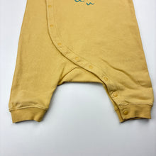 Load image into Gallery viewer, Unisex Uniqlo, yellow stretchy romper, ducks, FUC, size 000,  