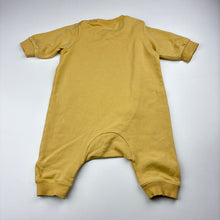 Load image into Gallery viewer, Unisex Uniqlo, yellow stretchy romper, ducks, FUC, size 000,  