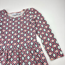 Load image into Gallery viewer, Girls Junior by DJs, stretchy casual dress, wash fade, FUC, size 4-5, L: 50cm