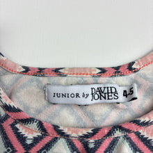 Load image into Gallery viewer, Girls Junior by DJs, stretchy casual dress, wash fade, FUC, size 4-5, L: 50cm