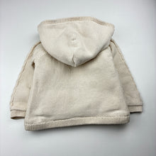 Load image into Gallery viewer, Unisex Anko, fleece lined knitted hooded cardigan, GUC, size 1,  