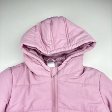 Load image into Gallery viewer, Girls Anko, pink puffer jacket / coat, small mark right sleeve, FUC, size 8,  