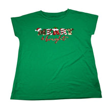 Load image into Gallery viewer, Girls Anko, soft feel stretchy Christmas top, sequins, EUC, size 10,  