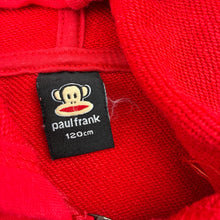 Load image into Gallery viewer, Unisex Paul Frank, cotton sleeveless zip hoodie sweater, GUC, size 6,  