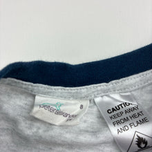 Load image into Gallery viewer, Unisex Peter Alexander, grey marle cotton pyjama tee / top, GUC, size 8,  