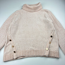 Load image into Gallery viewer, Girls Tilii, chunky knit chenille sweater / jumper, EUC, size 12,  