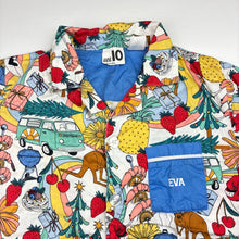 Load image into Gallery viewer, Girls Cotton On, Christmas cotton pyjamas *personalised "Eva" shirt pocket*, GUC, size 10,  