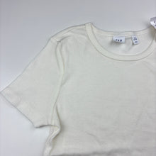 Load image into Gallery viewer, Girls GAP, stretchy ribbed cotton tee / top, NEW, size 14-16,  