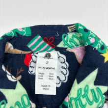 Load image into Gallery viewer, Unisex Dymples, cotton Christmas short sleeve shirt, EUC, size 2,  
