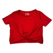 Load image into Gallery viewer, Girls KID, soft feel twist front tee / top, GUC, size 12,  