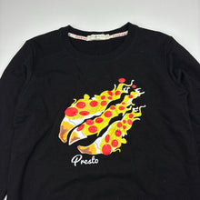 Load image into Gallery viewer, Boys black, long sleeve top / lightweight sweater, EUC, size 8,  