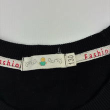 Load image into Gallery viewer, Boys black, long sleeve top / lightweight sweater, EUC, size 8,  
