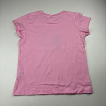 Load image into Gallery viewer, Girls Besico, pink cotton tee / top, cat, EUC, size 8,  