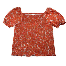 Load image into Gallery viewer, Girls Target, shirred floral cotton top, EUC, size 12,  