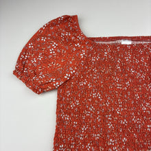 Load image into Gallery viewer, Girls Target, shirred floral cotton top, EUC, size 12,  
