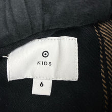 Load image into Gallery viewer, Boys Target, hooded flannel cotton long sleeve shirt, EUC, size 6,  
