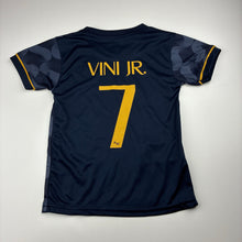 Load image into Gallery viewer, Boys Real Madrid FC, sports / football top, Vini Jr, EUC, size 4,  