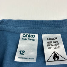 Load image into Gallery viewer, Boys Anko, cotton long sleeve pyjama top, EUC, size 12,  