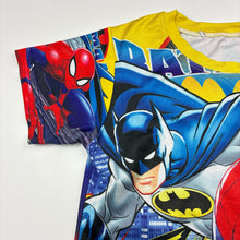 Load image into Gallery viewer, Boys lightweight, tee / top, Batman &amp; Spiderman, GUC, size 5,  