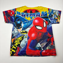 Load image into Gallery viewer, Boys lightweight, tee / top, Batman &amp; Spiderman, GUC, size 5,  