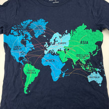 Load image into Gallery viewer, Boys Crewcuts, navy soft cotton tee / top, EUC, size 6-7,  