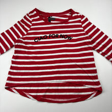 Load image into Gallery viewer, Girls Pavement, striped soft cotton long sleeve tee / top, GUC, size 8,  