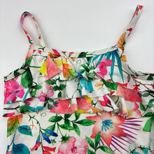 Load image into Gallery viewer, Girls Next, floral swim top, pilling, FUC, size 4-5,  
