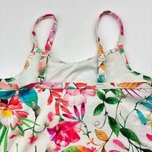Load image into Gallery viewer, Girls Next, floral swim top, pilling, FUC, size 4-5,  