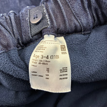 Load image into Gallery viewer, Boys Uniqlo, fleece lined stretch denim pants, adjustable, Inside leg: 38.5cm, EUC, size 3-4,  