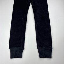 Load image into Gallery viewer, Girls Lemonade, black stretchy velour leggings, elasticated, Inside leg: 61cm, EUC, size 10,  