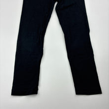 Load image into Gallery viewer, Girls Mango, black stretchy leggings, Inside leg: 39cm, EUC, size 4,  