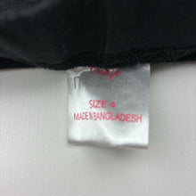 Load image into Gallery viewer, Girls Mango, black stretchy leggings, Inside leg: 39cm, EUC, size 4,  