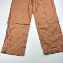 Load image into Gallery viewer, Unisex H&amp;M, lightweight cotton pants, elasticated, Inside leg: 48cm, GUC, size 7,  