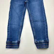 Load image into Gallery viewer, Boys Target, knit stretch denim jogger jeans, elasticated, Inside leg: 41.5cm, EUC, size 4,  