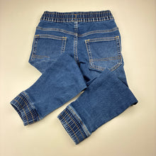 Load image into Gallery viewer, Boys Target, knit stretch denim jogger jeans, elasticated, Inside leg: 41.5cm, EUC, size 4,  