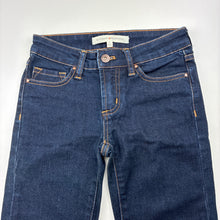 Load image into Gallery viewer, Girls Witchery, dark stretch denim jeans, W: 30cm across, Inside leg: 62cm, EUC, size 8,  