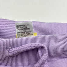 Load image into Gallery viewer, Girls Disney, Stitch &amp; Angel fleece lined track pants, light mark back left leg, Inside leg: 40cm, FUC, size 5,  