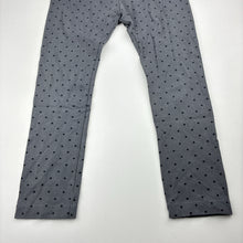 Load image into Gallery viewer, Girls Uniqlo, grey stretchy leggings, elasticated, Inside leg: 42cm, GUC, size 4,  