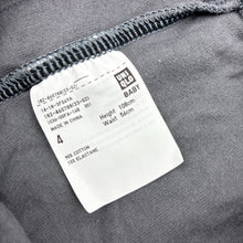 Load image into Gallery viewer, Girls Uniqlo, grey stretchy leggings, elasticated, Inside leg: 42cm, GUC, size 4,  