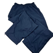 Load image into Gallery viewer, Unisex Midford, lined navy school track pants, Inside leg: 58cm, EUC, size 10,  