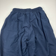 Load image into Gallery viewer, Unisex Midford, lined navy school track pants, Inside leg: 58cm, EUC, size 10,  