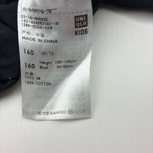 Load image into Gallery viewer, Girls Uniqlo, San Rio Kuromi cotton tee / top, EUC, size 14,  