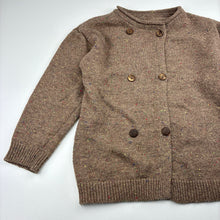 Load image into Gallery viewer, Unisex handmade, knit sweater / jumper, armpit to armpit: 38cm, shoulder to cuff: 35cm, GUC, size 6-7,  
