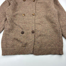 Load image into Gallery viewer, Unisex handmade, knit sweater / jumper, armpit to armpit: 38cm, shoulder to cuff: 35cm, GUC, size 6-7,  