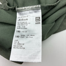 Load image into Gallery viewer, Unisex Uniqlo, AIRism khaki tee / top, EUC, size 10,  
