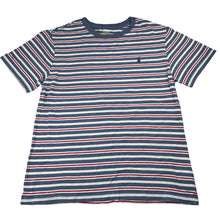 Load image into Gallery viewer, Boys Polo Ralph Lauren, striped soft feel cotton tee / top, light marks, FUC, size 14,  
