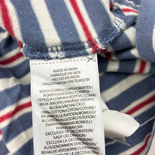 Load image into Gallery viewer, Boys Polo Ralph Lauren, striped soft feel cotton tee / top, light marks, FUC, size 14,  
