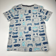 Load image into Gallery viewer, Boys Target, waffle pyjama top &amp; shorts, gaming, GUC, size 14,  