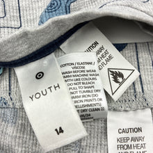 Load image into Gallery viewer, Boys Target, waffle pyjama top &amp; shorts, gaming, GUC, size 14,  